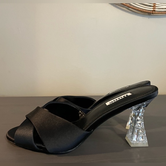 DUNE London Mitsie Perspex Heels NEW - Picture 9 of 11